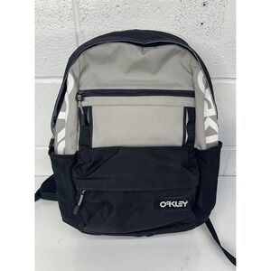 Oakley FS Colorblock Cordura Nylon Backpack Black Gray Spellout